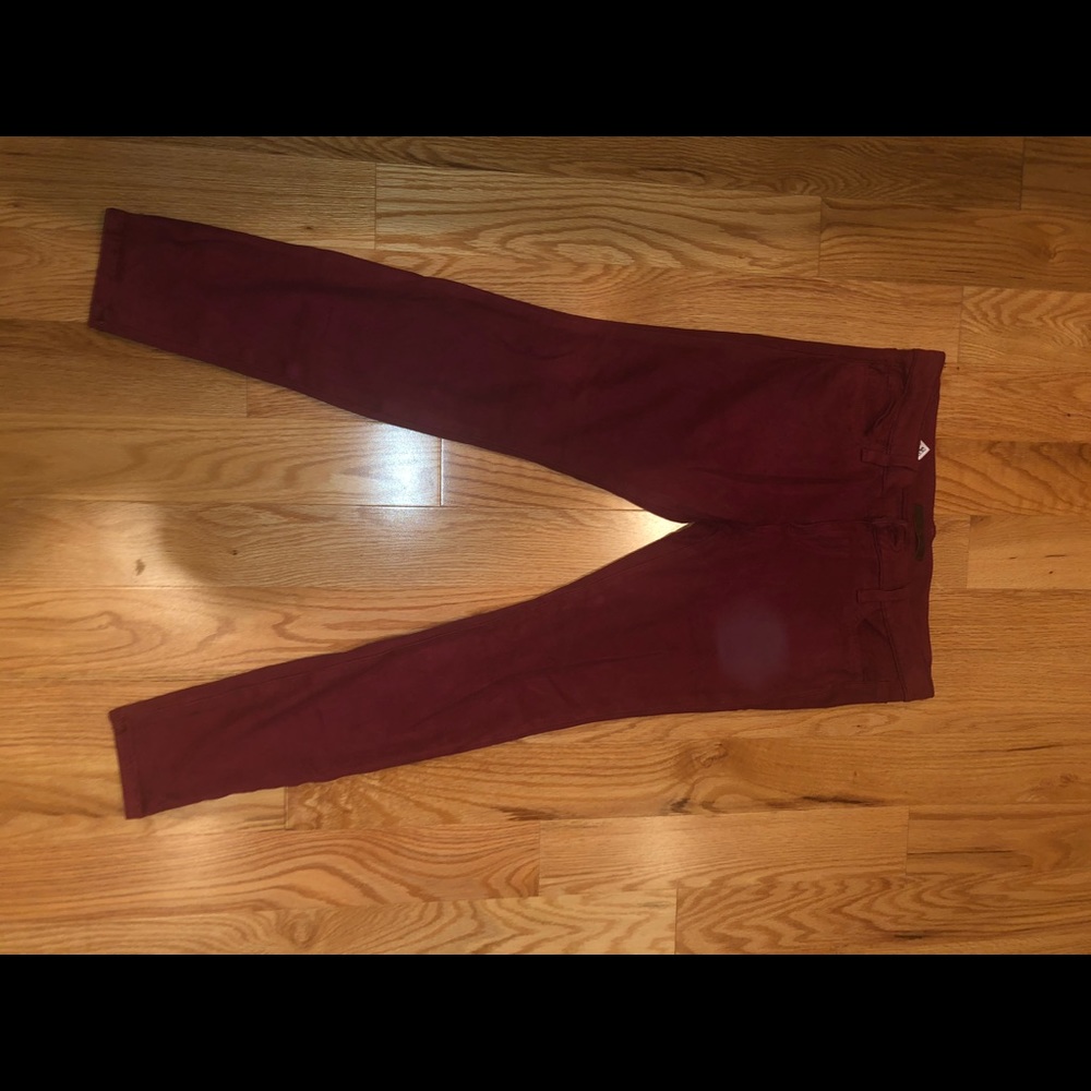 Joe’s skinny suede like pants